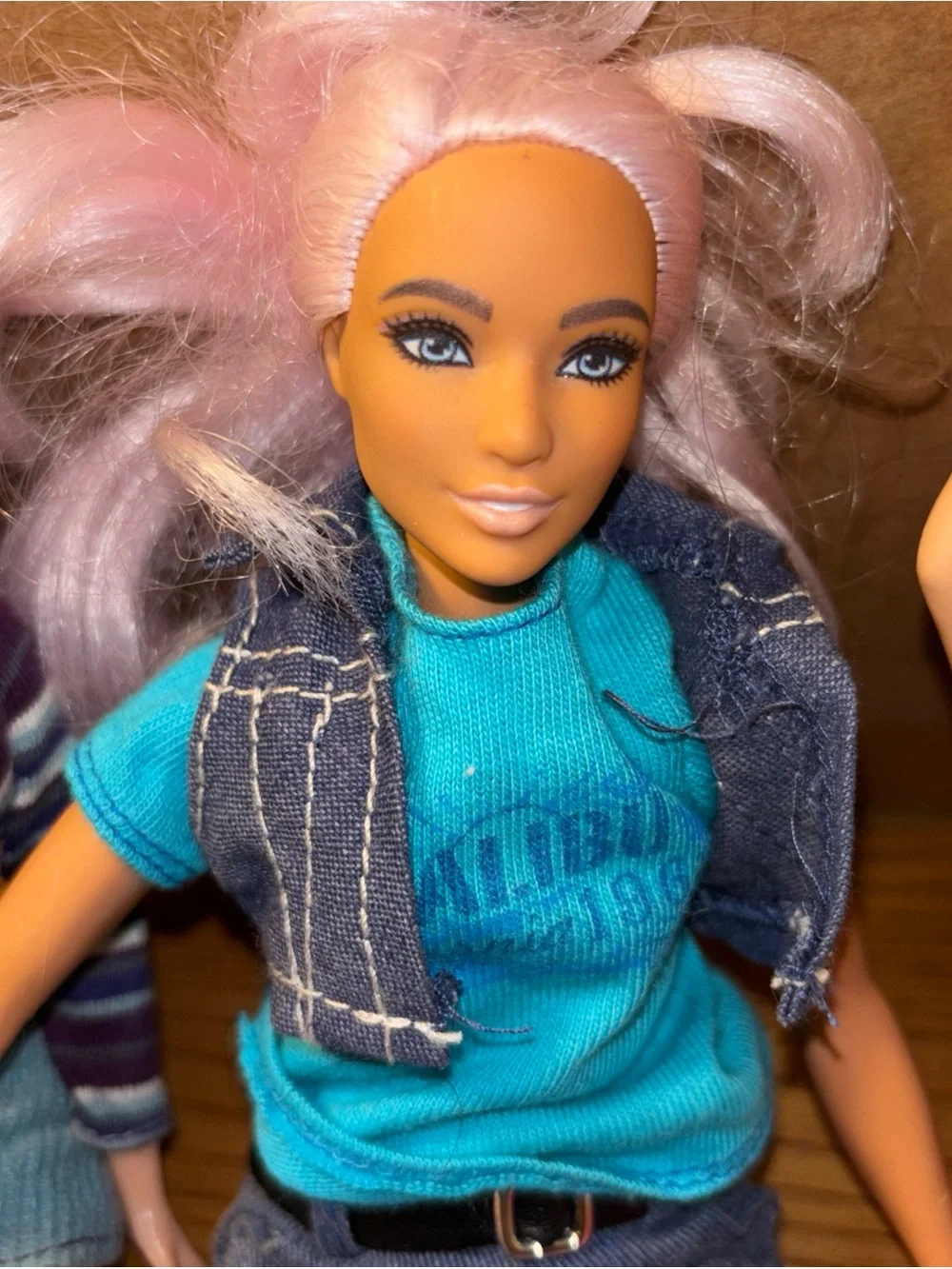 Barbie Dolls Assorted Fashion Lot with Pink, Blue and Purple Accents